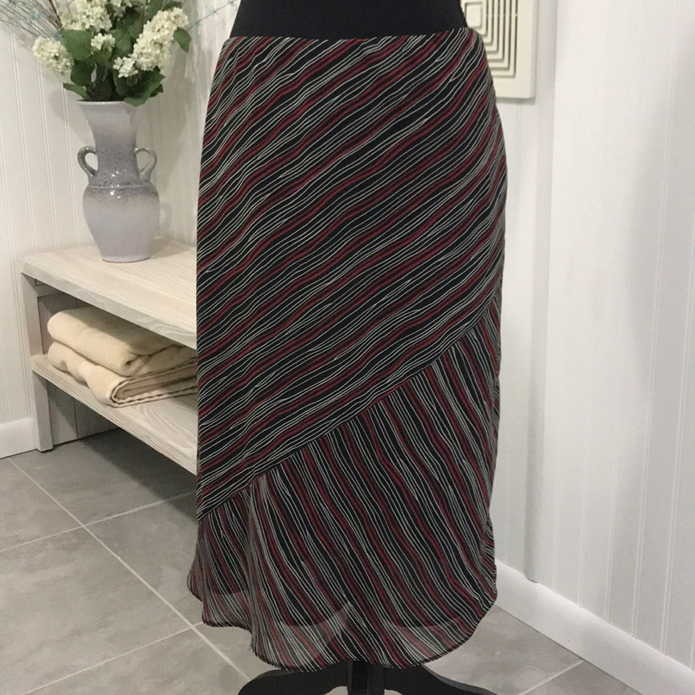 Flowy Striped Skirt